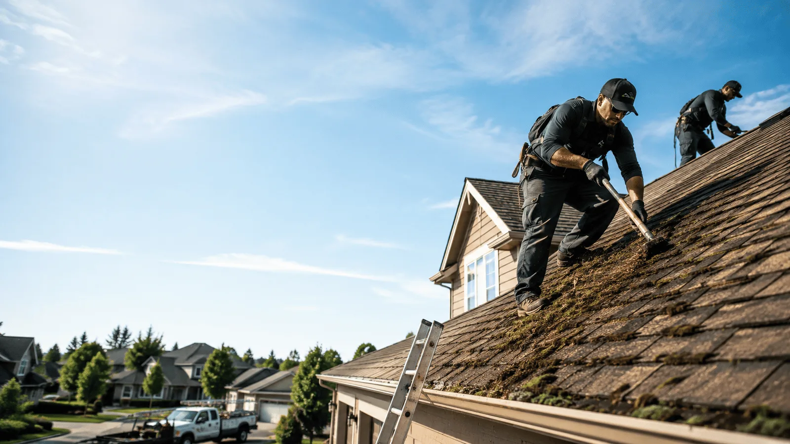 Roof Moss Removal in La Pointe, WI near me